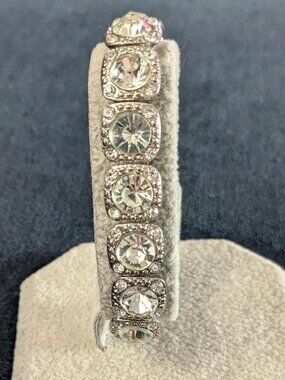 Faux Diamond Stretch Bracelet